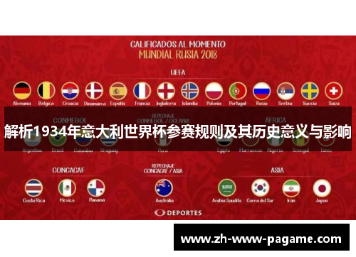 解析1934年意大利世界杯参赛规则及其历史意义与影响
